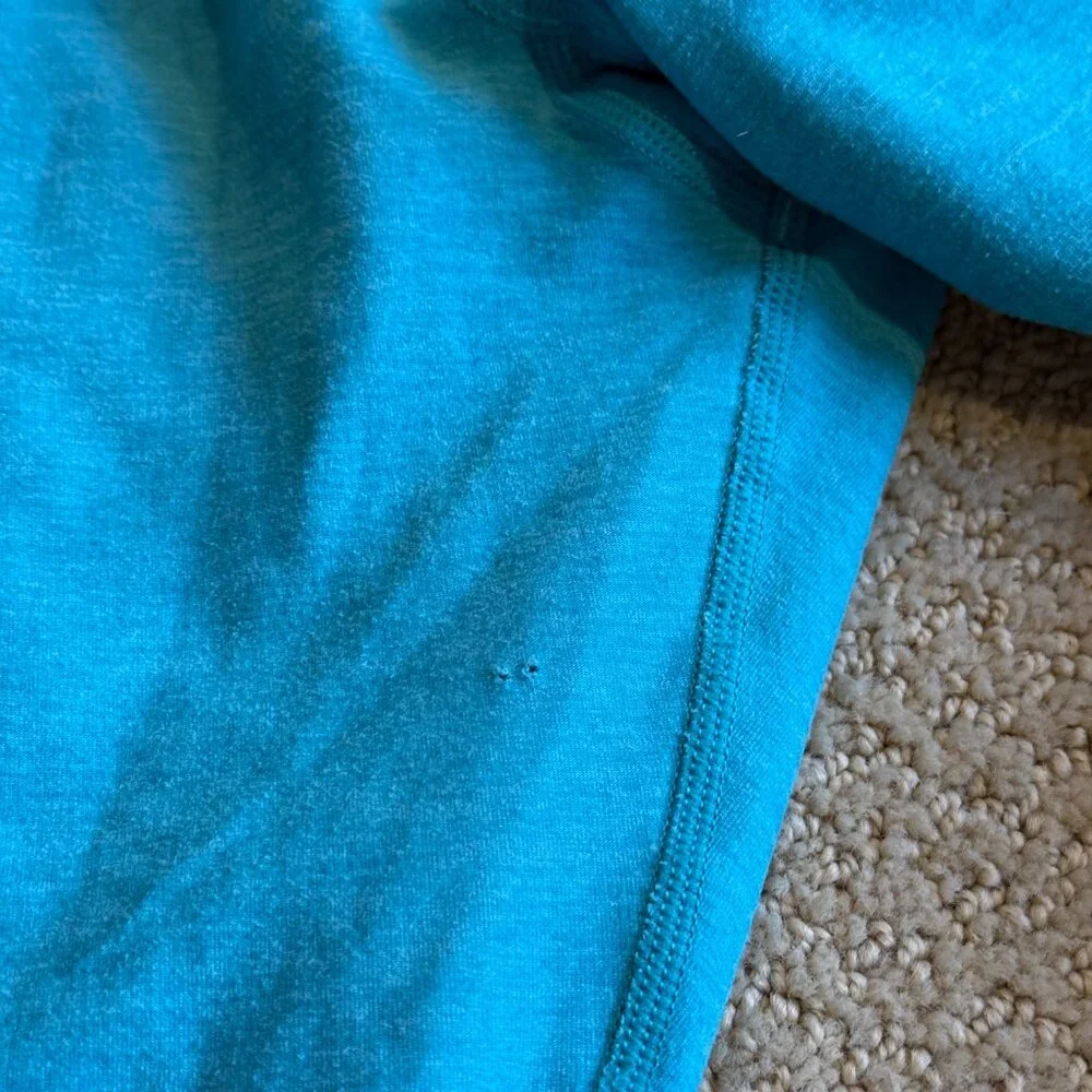 Alo Yoga Alosoft Leggings Blue Quartz Heather Size XS Extra Small